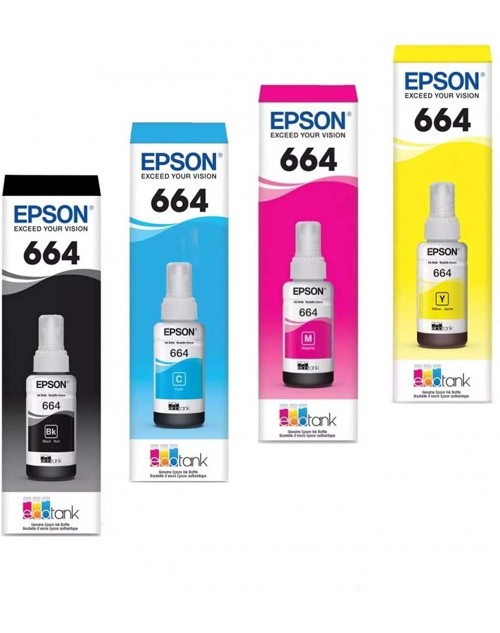 Epson Compitable Ink 4 Bottle Pack (Black, Cyan, Magenta, Yellow)